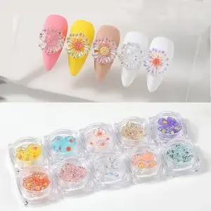 점토네일 데이지꽃파츠 네일파츠 네일파츠세트 귀 (WFK9CNG)