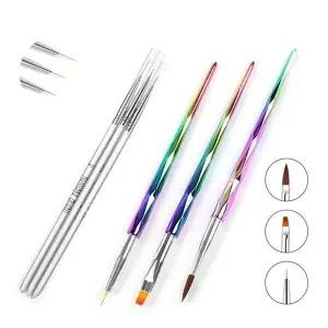 아크릴브러쉬 아크릴세필 네일아트붓 네일붓 네일 (WFK9CLC)