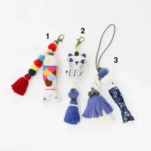 물고기 고양이 키링 가방 걸이 WDB6EDE