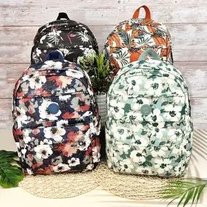 [하프클럽/]4컬러 아트칼라 패턴 나일론백팩 중년여성 나들이가방