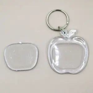 아크릴 액자 열쇠고리 사과 모양 WE2DB56