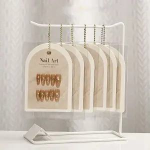 고품질 네일촬영소품 네일팁카드지 팁전시 투명방진팩 2 (WFK9D59)