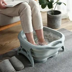 발 마사지 접이식 족욕기 지친 하루를 위한 힐링 지압 통 (WFK9WUL)