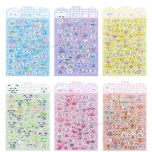 봉퐁 3D 입체 스티커 폰꾸 다꾸 다용도스티커 1묶음 12개