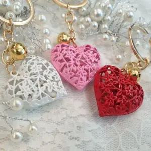 하트모양 방울키링 열쇠고리 키홀더 WFH0OPX