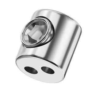 10 100PCS 단일 세트 클램프 로프 강철 5MM 고정 304 서스펜션에 와이어 스틸 스테인레스