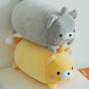 변신 고양이 목베개 목쿠션 인형 2color 기내용 여행용 캐릭터 사무실 목배게