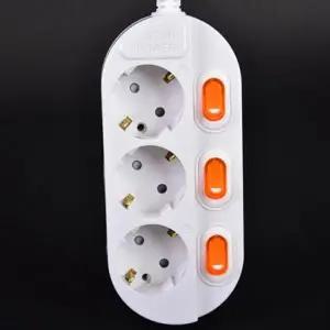 [하프클럽/]3구 멀티탭 콘센트 국산 개별 접지 안전