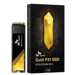 SK hynix 골드 P31 Internal SSD 솔리드 스테이트 드라이브[세금포함] [정품] 2TB PCIe NVMe Gen3 M.2 TLC
