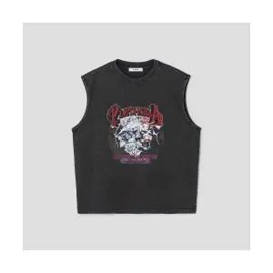 매장정품 8SECONDS 에잇세컨즈 해비 가먼트 다잉 슬리브리스 애쉬 455742LY44 933035