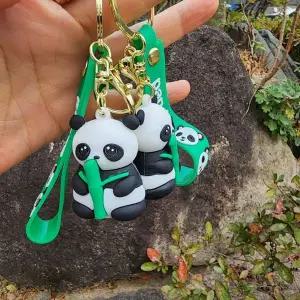 대나무 팬더 키링 판다 열쇠고리 WFH9W19