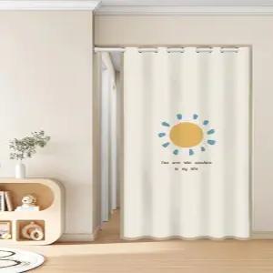 화장대 거울 가리개 미닫이 가림막 욕실 커튼 세면대