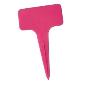 [골드스마일]꽂이네임택 T자형 원예 식물 이름표 로즈레드