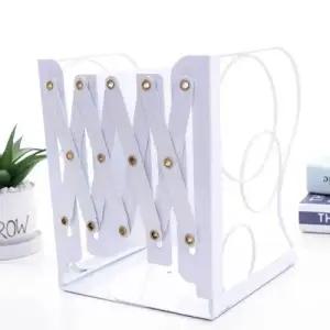 화이트 자바라 책꽂이 접이식 화일 꽂이 서재 공부방 WFIKTGV