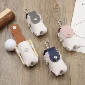 일체형 투톤 2구 골프 공 파우치 주머니 케이스 가방 볼