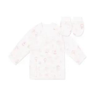 [오가닉맘]핑크랜드수피마 배내저고리손싸개세트_s