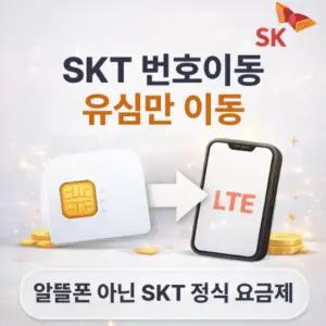 SKT유심 비대면 통신사이동 USIM 오늘출발 선택약정