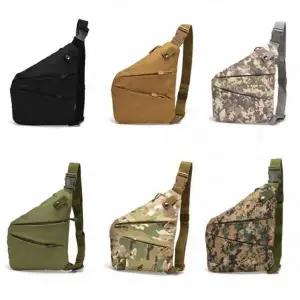 [하프클럽/]방수 군인 가슴 가방 전술 체스트 크로스 백