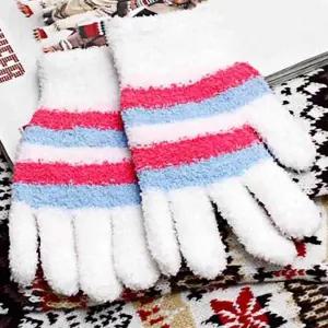 [하프클럽/]화이트 요술 장갑 겨울 털 보온 방한 선물용