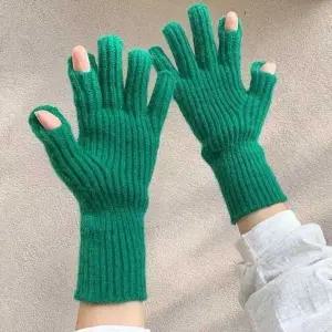 [하프클럽/]스마트폰 골지 장갑 지문 터치 6컬러 다양한