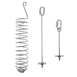 3in1 새 꼬치 먹이 홀더 스테인리스 스틸 앵무새 매달기 야채 간식 포크 2개 바구니 1개 앵무새를 위한