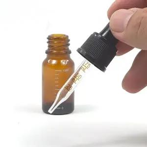 브라운 유리 스포이드 공병 여행용 에센스 세럼 소분용 10ml (WFKBIRJ)