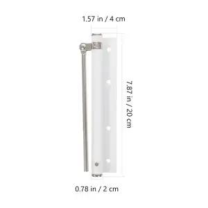 스프링 도어 클로저 가정용 가벼운 문용 스테인레스 스틸 자동 클로저 내구성이 뛰어나고 사용하기 조정 가