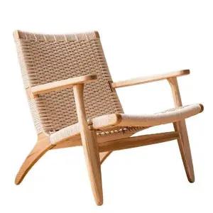 라탄의자 등나무 나무 체어 라운지 통나무색 식당