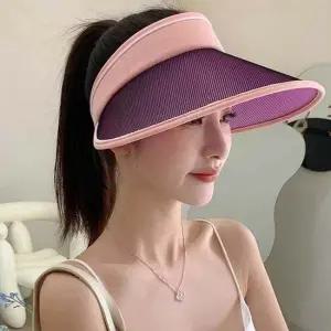 낚시썬캡 핑크 여름모자 바캉스모자 썬캡