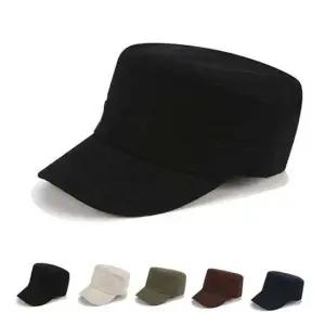 남성 여성 깔끔 베이직 디자인 무지 끈조절 모자 군모