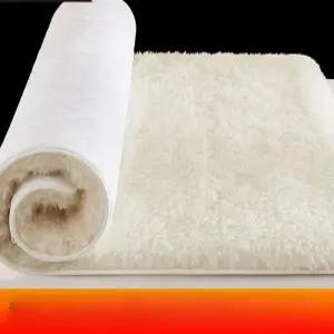 천연 양털 침대 카페트 매트 러그 호주산 흰색 긴털