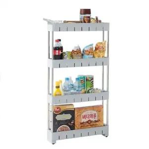 [하프클럽/]4단 조립 선반 수납장 베란다 다용도 공간박스