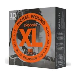 [하프클럽/]기타줄 일렉기타 스트링 010-046 10팩 세트 현악기 부품용품