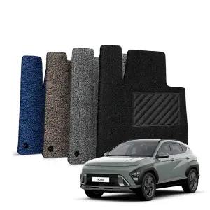 Brov 현대 코나 차량용 코일 카매트 1+2열 바닥 발판 자동차매트