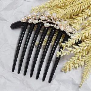 진주 머리 꽂이 나뭇가지