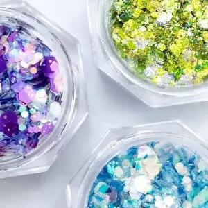 파스텔 네일글리터 3색 글리터파우더 셀프네일 재료 (WFKBJHV)