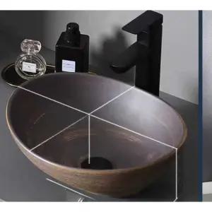 우드 세면대 나무 호텔 카페 인테리어 세면볼