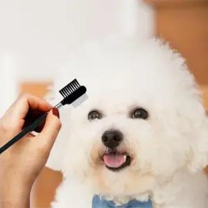 강아지 눈꼽빗 푸들 비숑 빗 브러쉬 눈물빗 펫브러쉬 WFFWWIJ