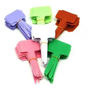 알록달록 화분용 플라스틱 식물 라벨/이름표/네임택 (6컬러x20장 셋트) (WFKB02F)