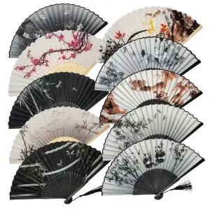 전통 0600 태슬 10종 부채 대나무 접이식 LM 접이식부 (WFKB5T1)