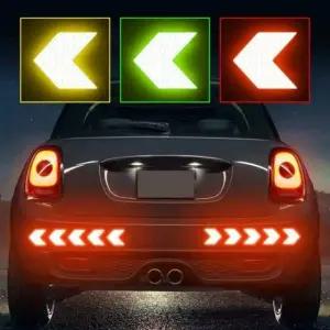 화살표 반사 스티커 10장 안전 테이프 형광 차량 (WFKAOY7)