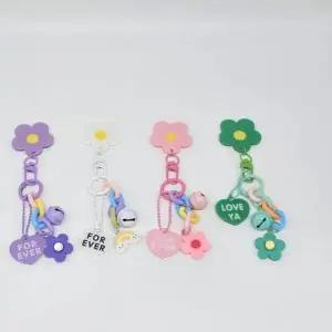 자동차키악세사리 5종 플라워 열쇠고리 키링 방울 인 (WFKB5VM)