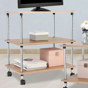 [하프클럽/]이동식 3단 사이드 티비 다이 다용도 선반 스탠드 수납장