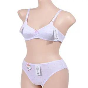 [하프클럽/]주니어 A컵 브라팬티세트 항취 패턴 러브스토리 2단계 속옷