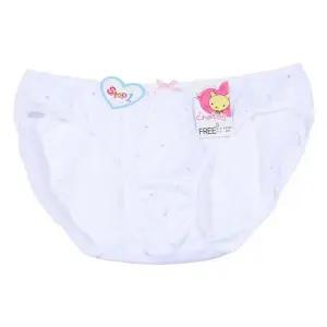 [하프클럽/]하트무늬 주니어 삼각팬티 화이트 러블리 여성속옷 귀여운 디자