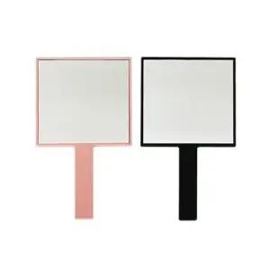 휴대용 사각 손거울 대 1P 화장 미용 손잡이 거울 WB24530