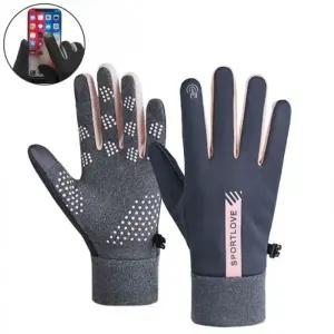 손가락 장갑 남녀공용 겨울 오토바이운전 폰 터치장갑