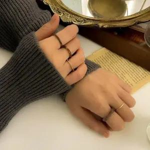 고품질 빈티지 레이어드링 쥬얼리 세트 여성 패션 악세사리 (WFKBP5L)