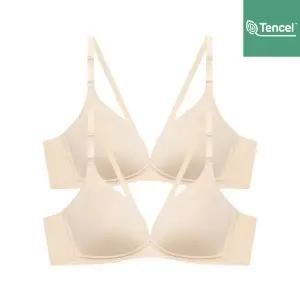 [수아팜] 주니어 3단계 모달 브라 2매_스킨.