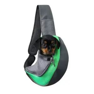 고품질 소형견 강아지 메쉬 슬링 크로스백 반려동물 이동가방 (WFKBAL5)